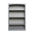 Wood Standard Bookcase with 4 Shelves F46973