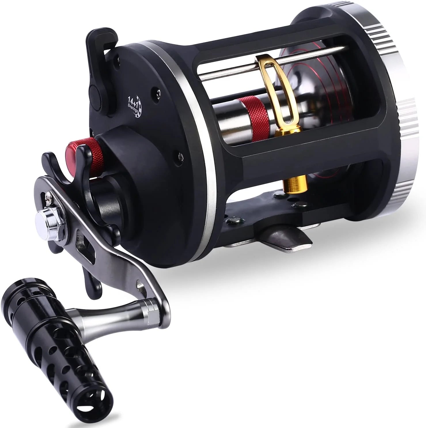 14+1BB Level Wind Trolling Fishing Reel L360