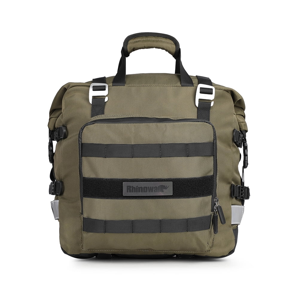 20L Polyester Motorcycle Side Saddle Bag with Removable Waterproof Inner Bag T955998