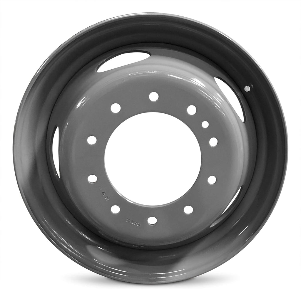 19.5 Inch 10 Lug Gray Steel Wheel Rim A6928