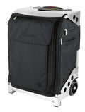 Black Artist Insert Bag with Silver Frame and Utility Pouch U88844