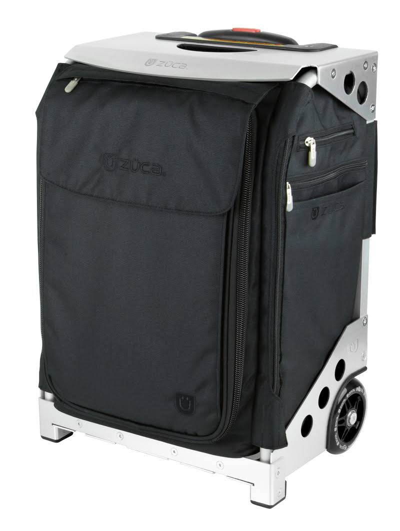 Black Artist Insert Bag with Silver Frame and Utility Pouch U88844