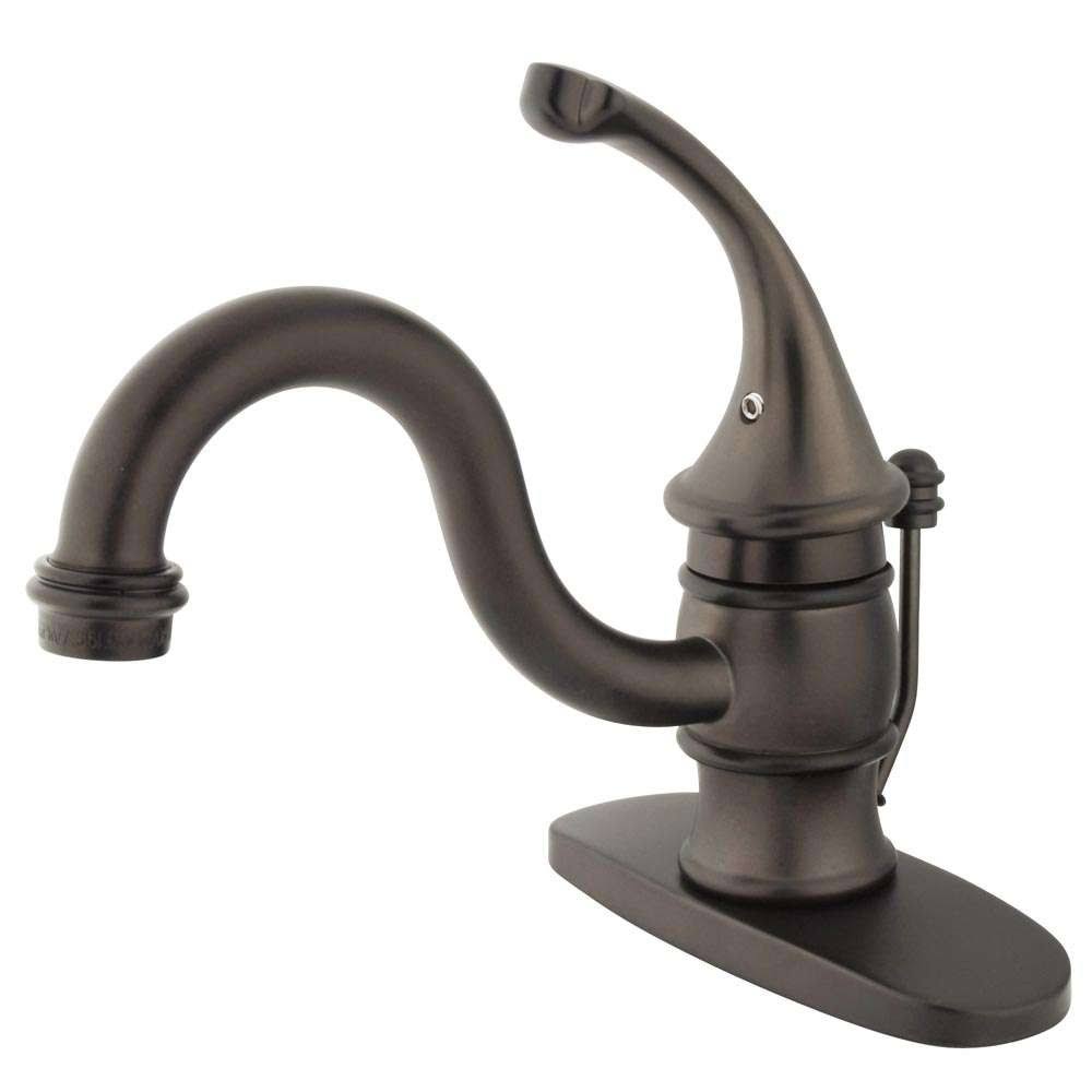 Oil Rubbed Bronze Single-Handle 4-Inch Centerset Lavatory Faucet E42603