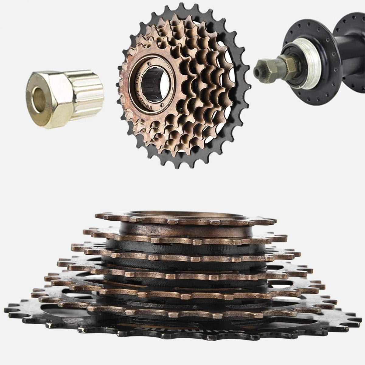 7 Speed Freewheel Cassette Sprocket for Mountain Bike K494