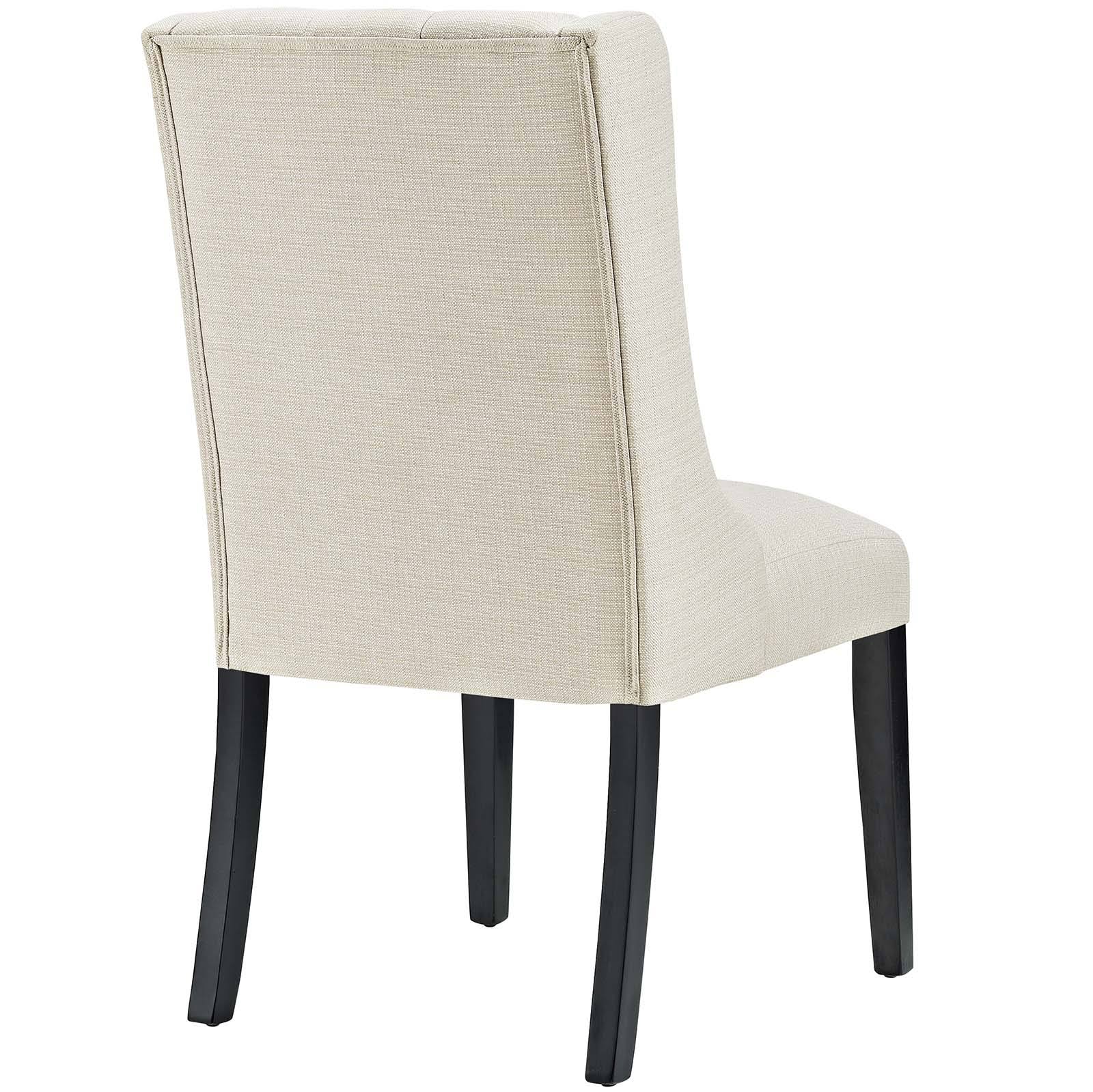 Beige Fabric Dining Chair Set of 2 A873