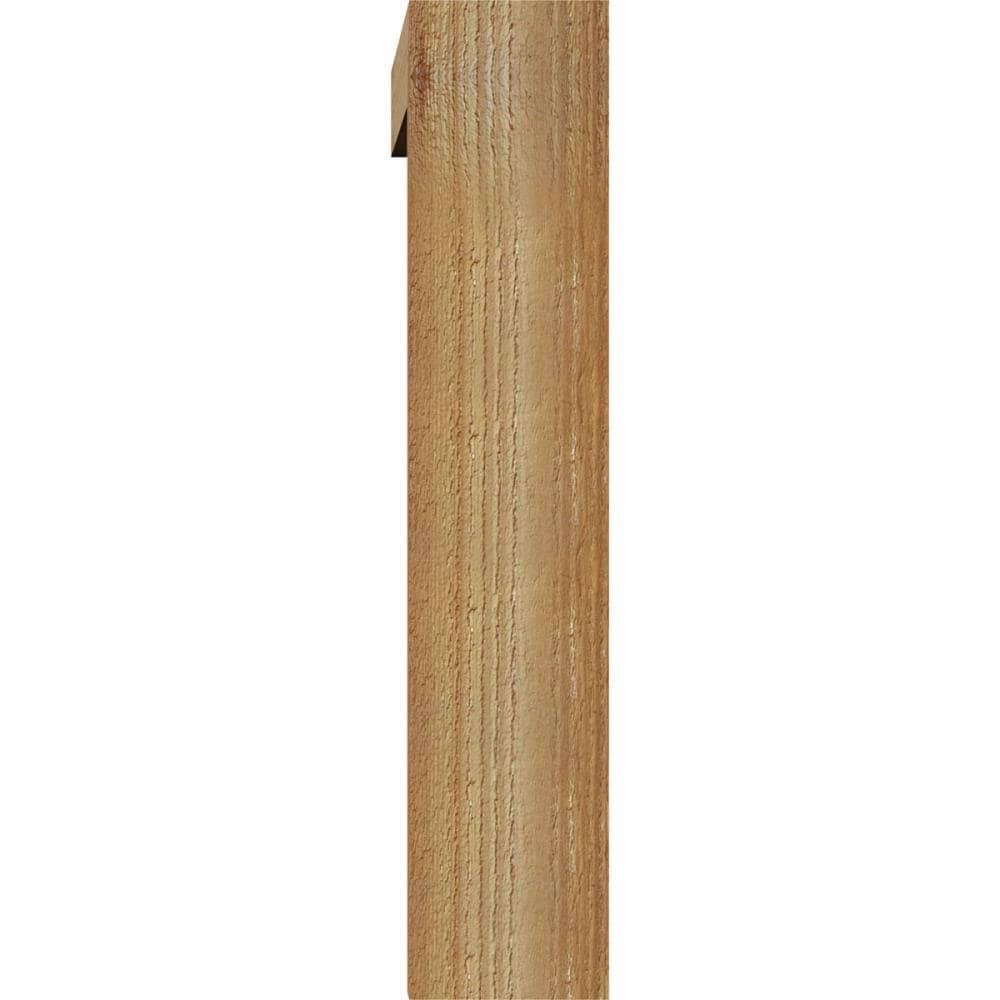 Rough Sawn Bracket with Offset Brace, Western Red Cedar D149012