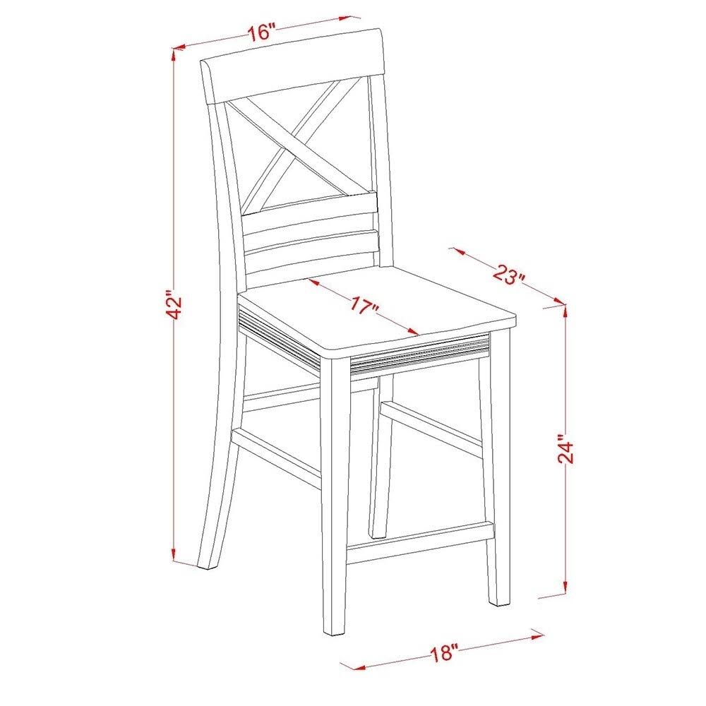 5 Piece Counter Height Pub Table Set E666662