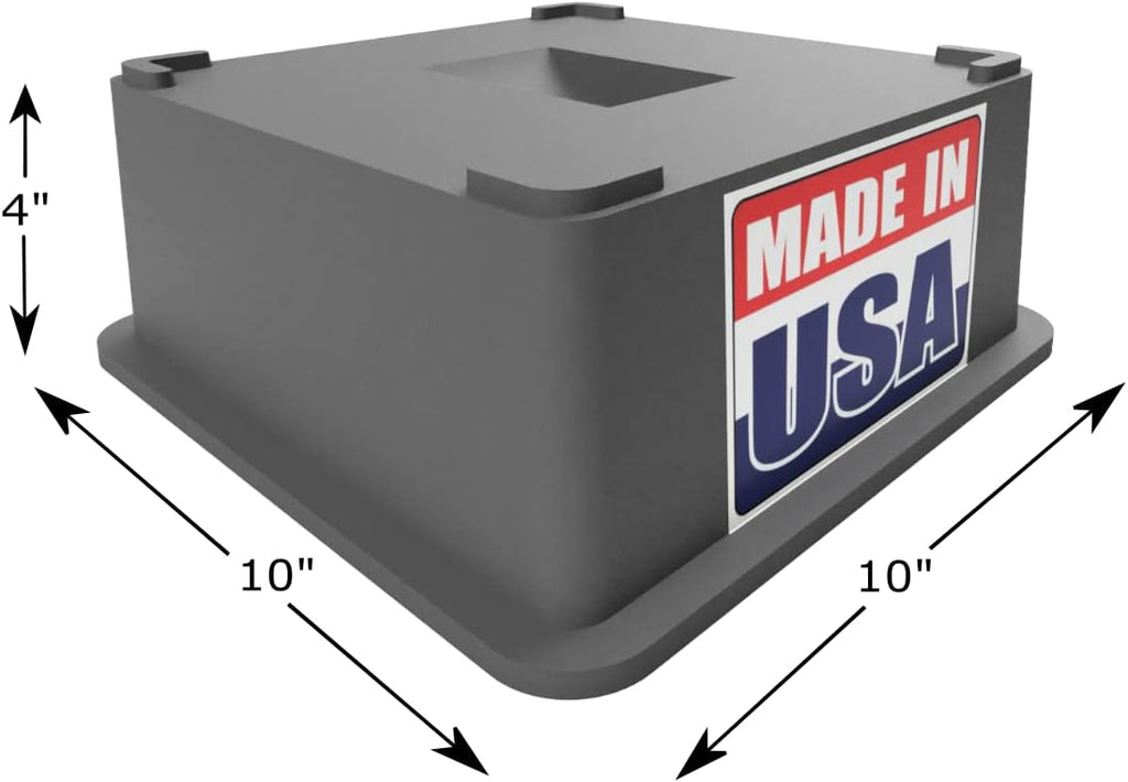 4 Pack Trailer Jack Block Stand 12,000 lbs Stabilizing Pads U7919