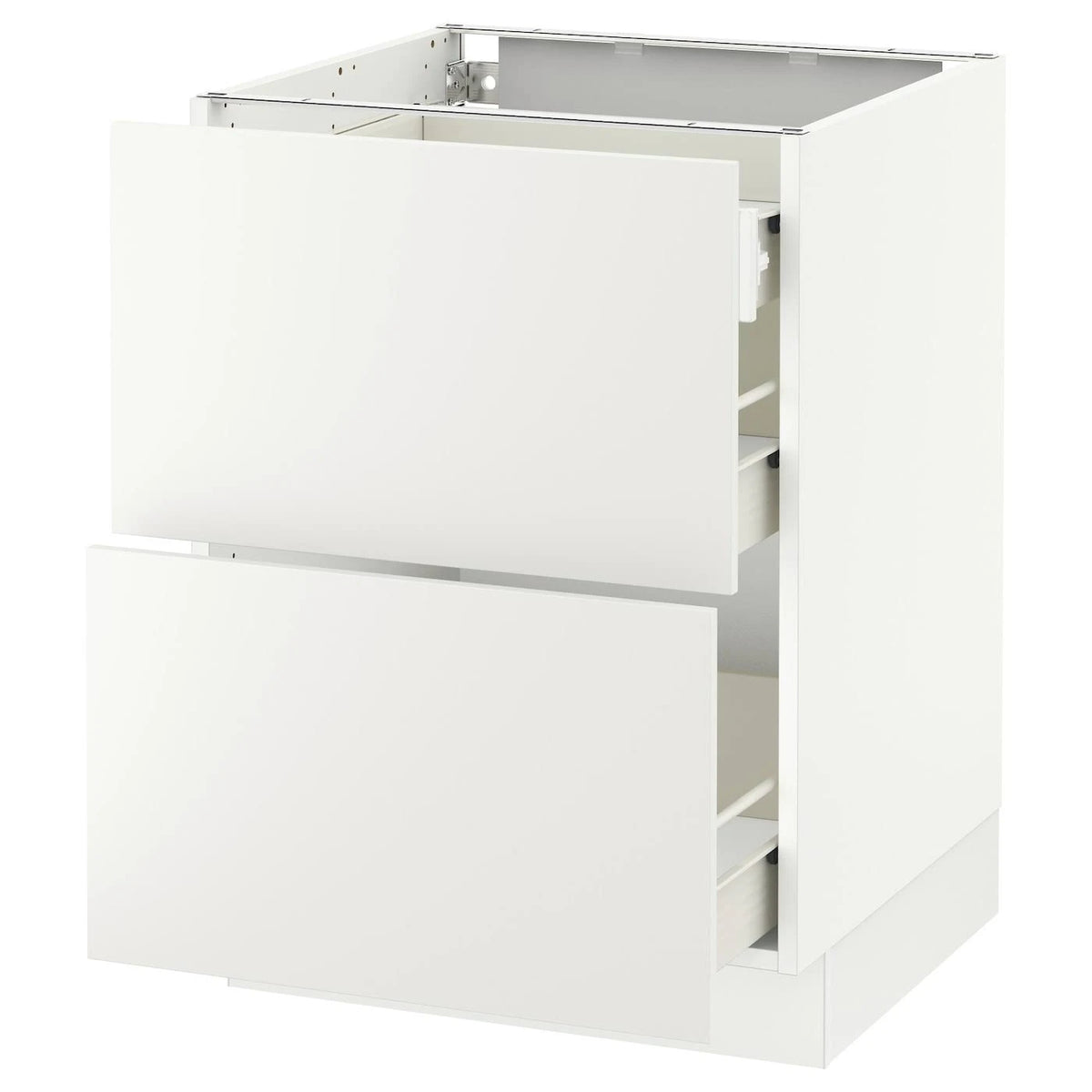 White 2 Fronts 3 Drawers Base Cabinet C253566