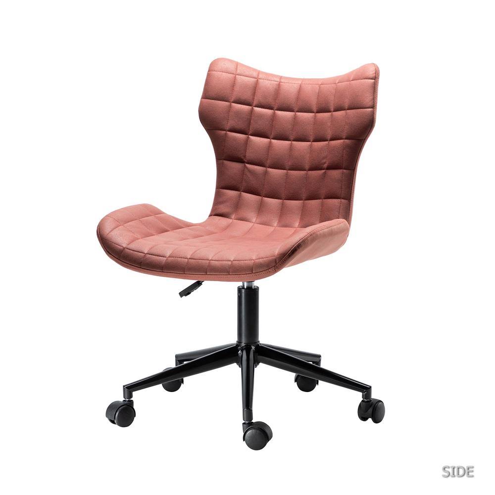 Red Swivel Task Chair with Tufted Back P78771