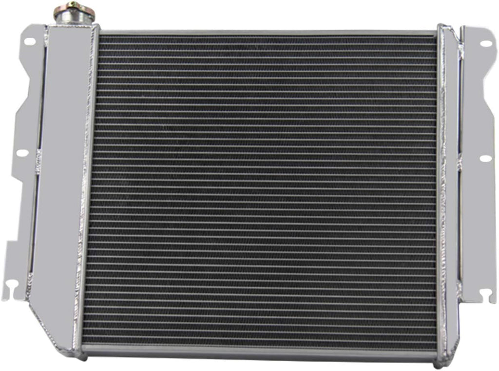 52MM 3 Row Core Aluminum Radiator with 16 Inches Fan Louver Shroud V338