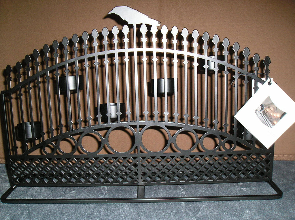 Raven Night Gate Tea Light Candle Holder K508192
