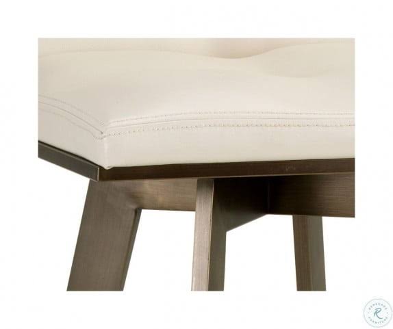 Cream Swivel Bar Stool S638015