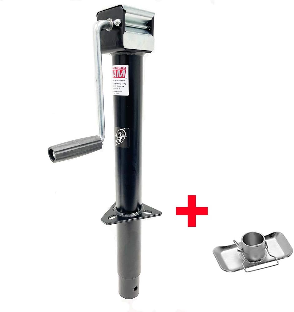 Trailer Jack with Zinc Foot Plate M654
