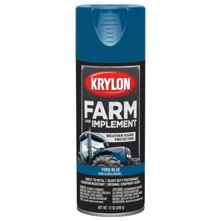 12 Ounce Case of 6 Ford Blue Spray Paint D763