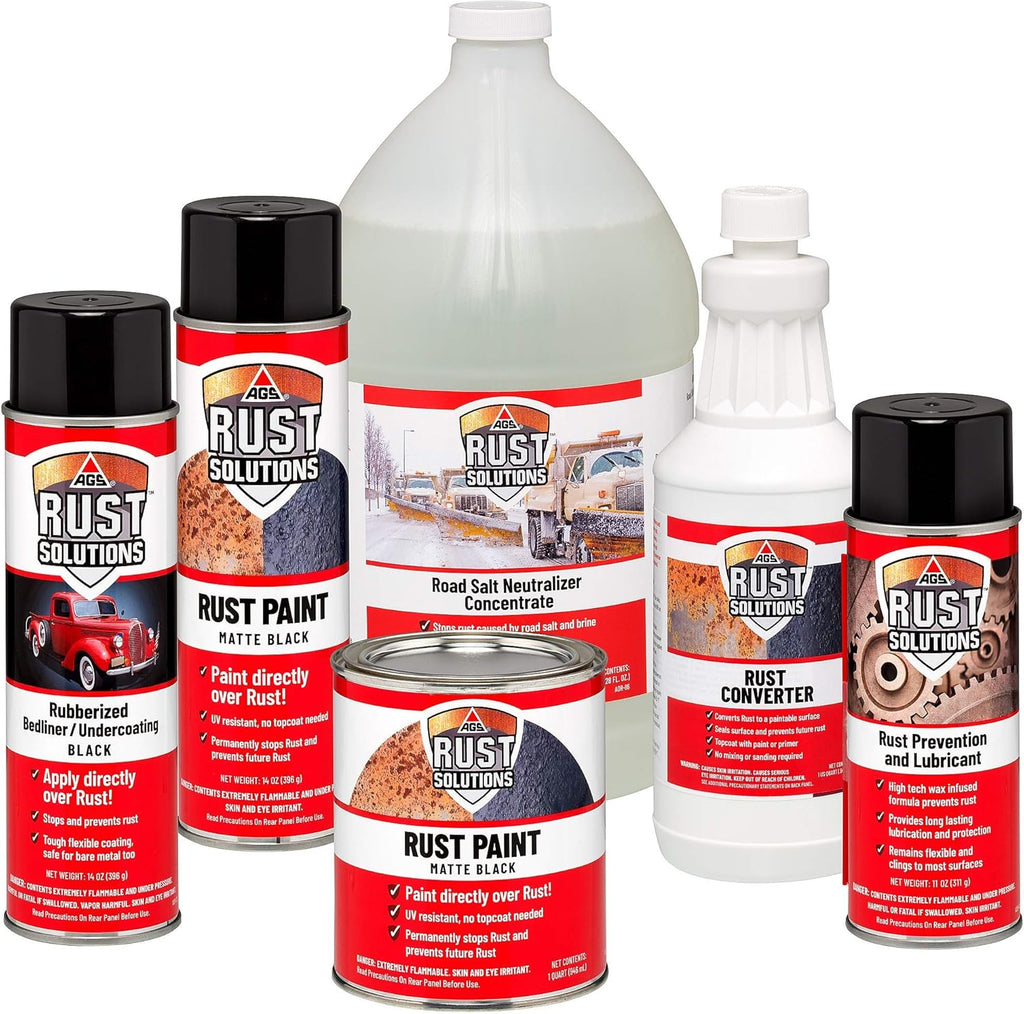 Matte Black Anti-Rust Paint, 1 Gallon U815135