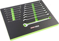 16 Piece Metric Combo Wrench Set with Foam EVA Tray G11512