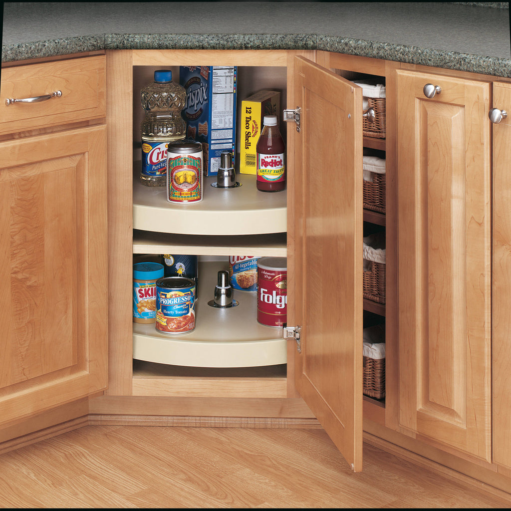 Almond Polymer Full Circle Lazy Susan N9264