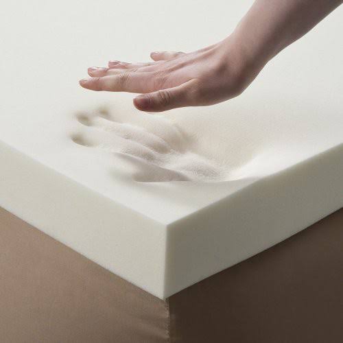 White Full 3" Memory Foam Topper P58086