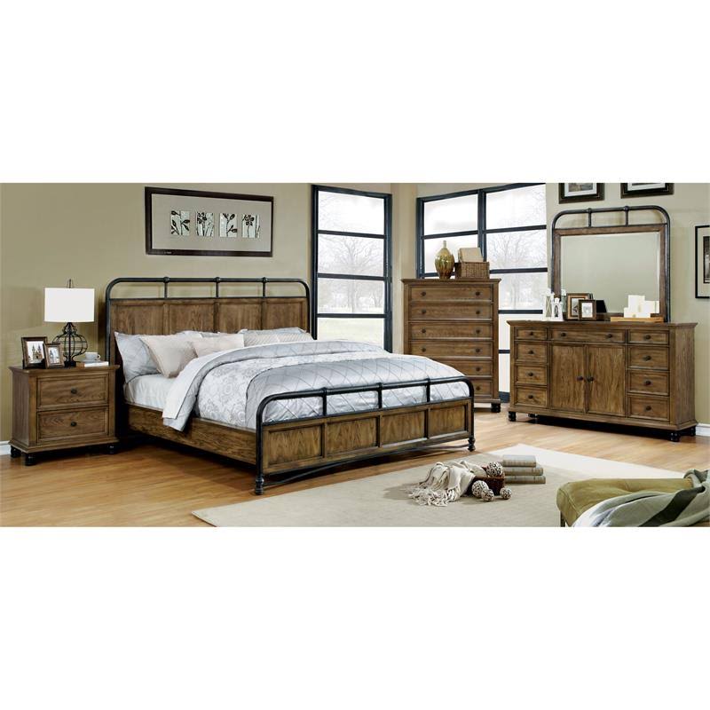 2 Drawer Nightstand in Dark Oak O793