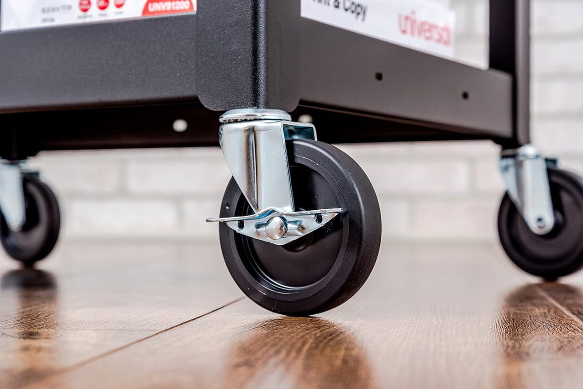 24 Height Adjustable Metal Cart - Black T975987