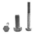 1/2 inch-13 x 4 inch Coarse Thread Hex Bolt Low Carbon Steel Hot Dip Galvanized Pk 200 F4471