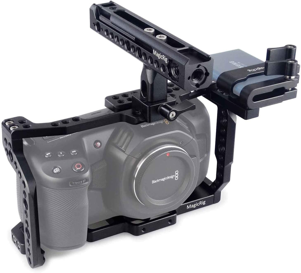 BMPCC 4K & 6K Cage with Rotating NATO Handle, T5 SSD Mount S71599