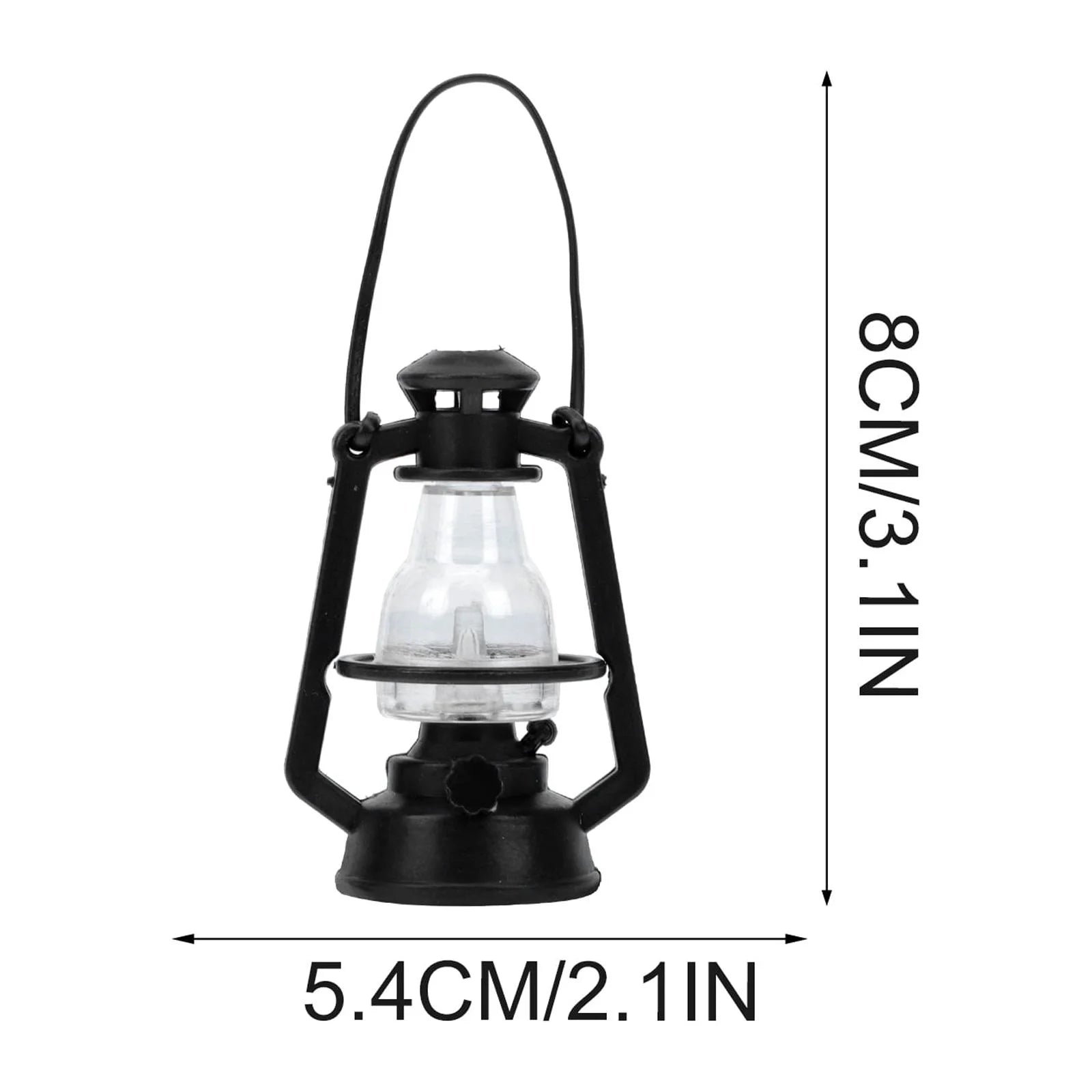 20 Pcs Miniature Vintage Resin Toy Lamps Q1572