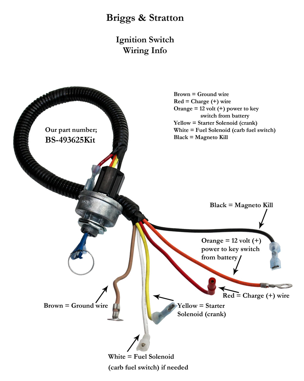Engine Switch Kit with Wiring I373