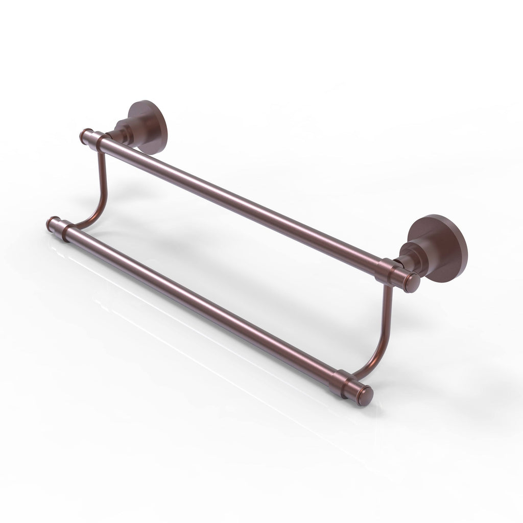 Matte Black 24 inch Double Towel Bar N4933