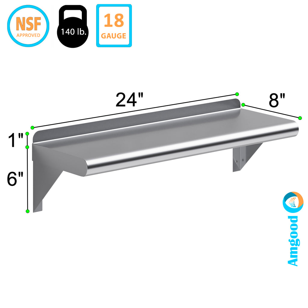 Stainless Steel Wall Shelf H14577