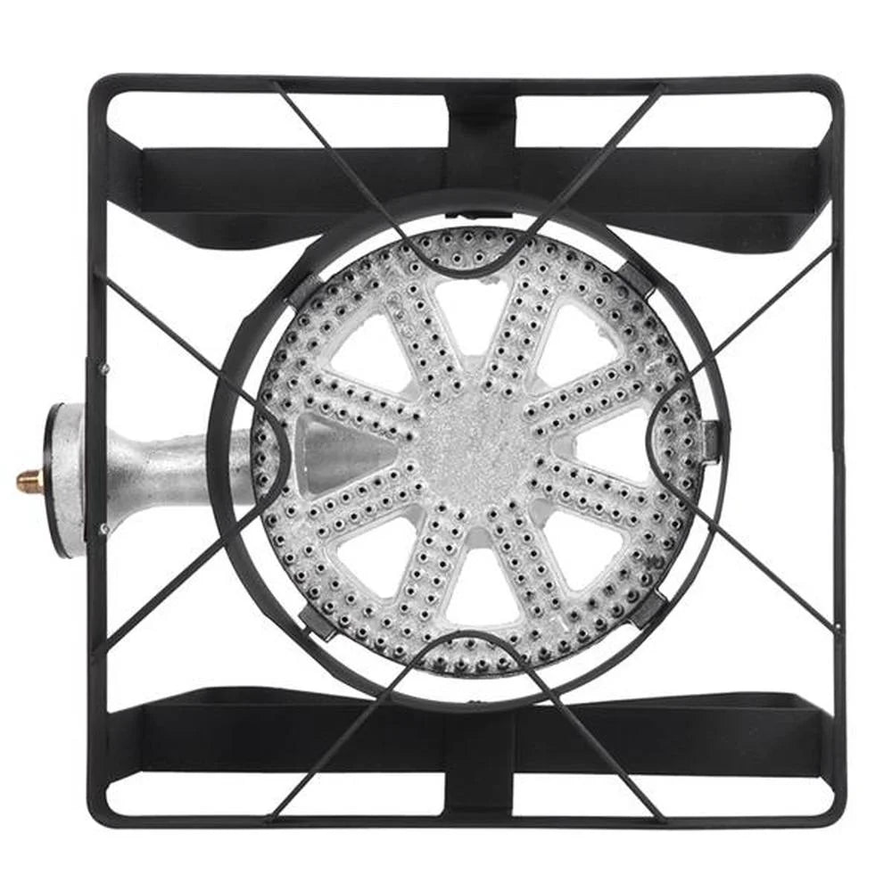 Camp Stove Outdoor Furnace With 20W BTU Head Diameter 26cm With 1.2m Leather Pipe With 0-20psig High Pressure Valve L60079