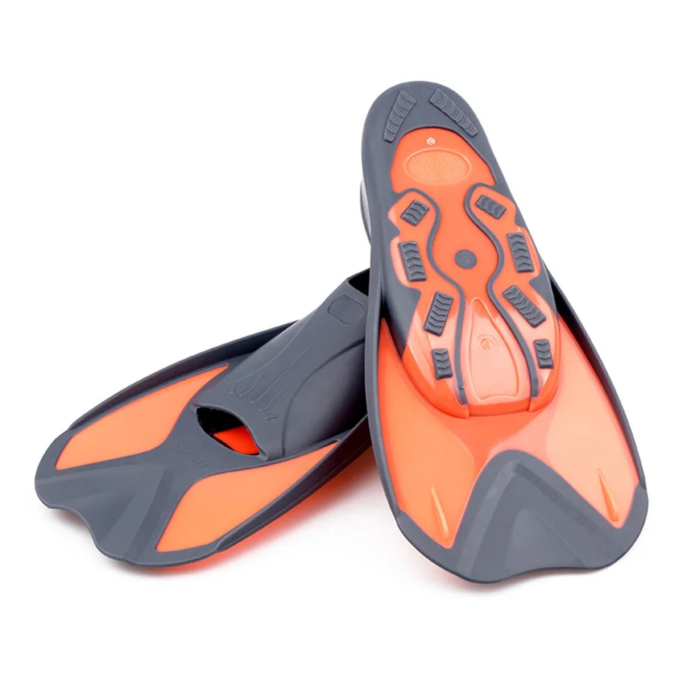 Kids Short Swim Fins for Snorkeling Training A217139