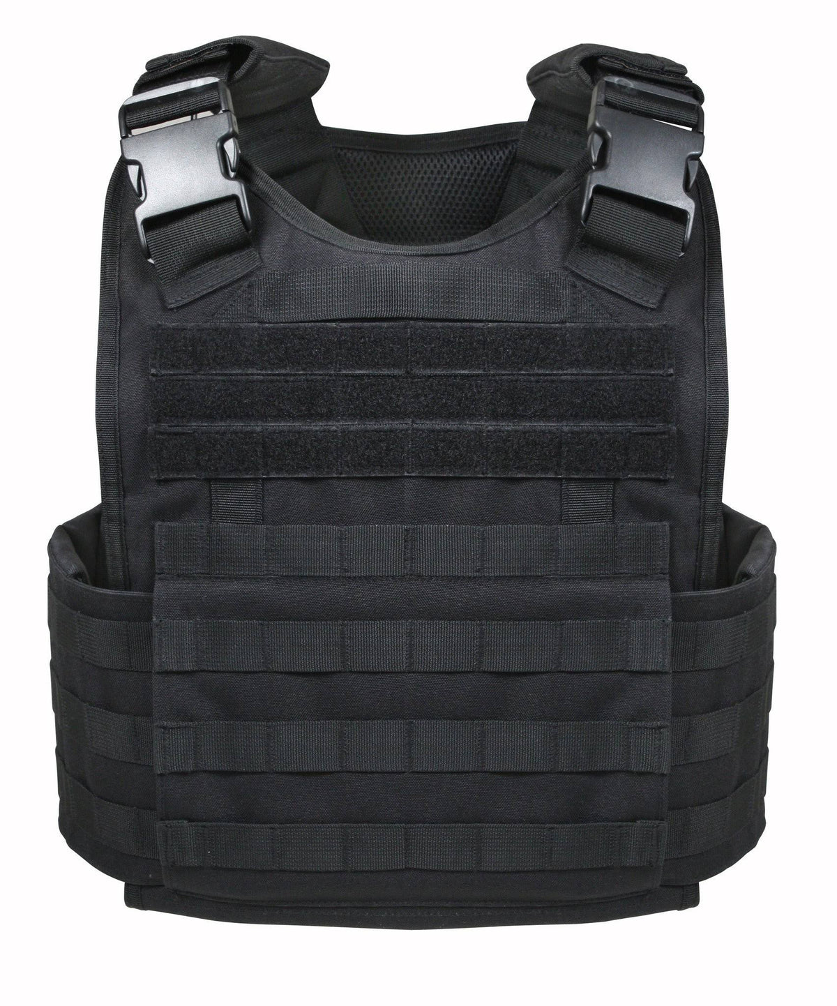 Black Molle Plate Carrier Vest A695