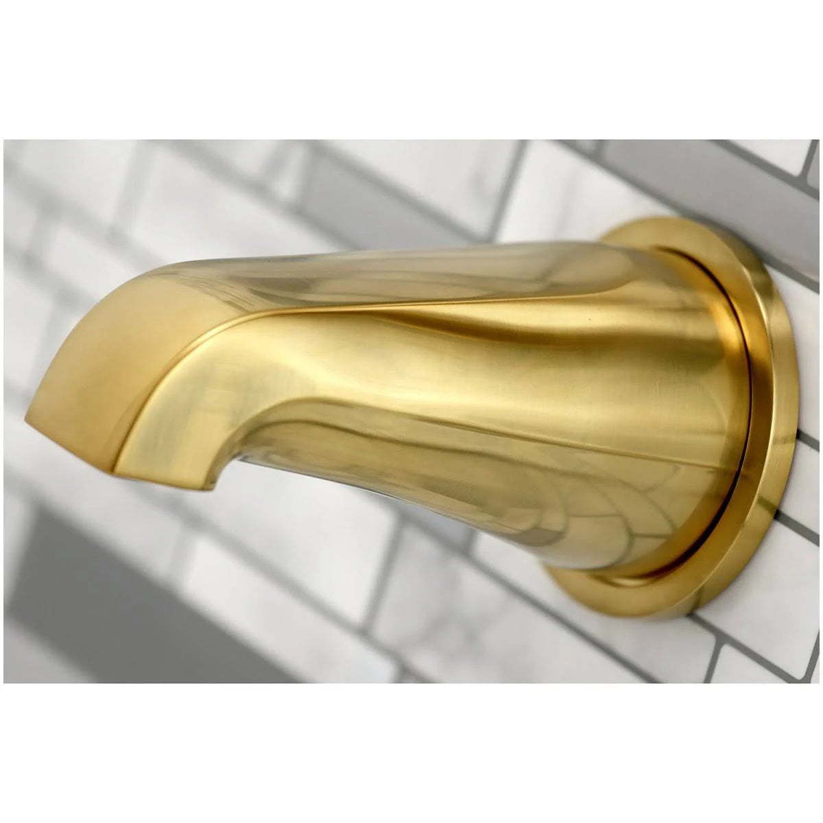 Brushed Nickel Three-Handle Tub and Shower Faucet K599