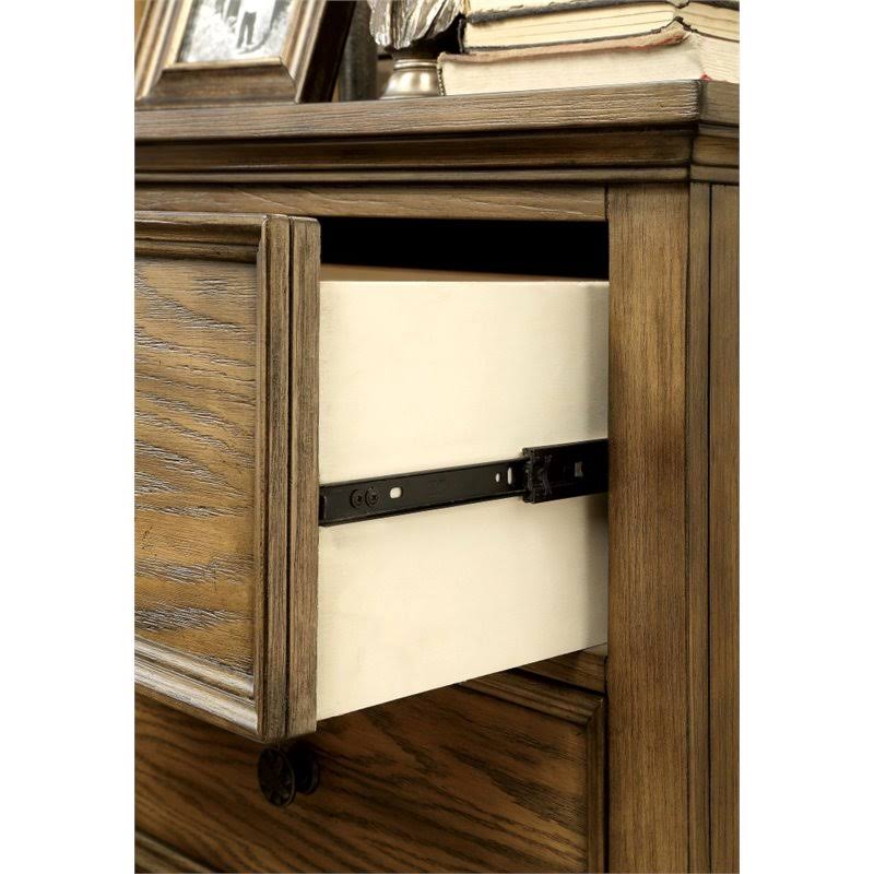 2 Drawer Nightstand in Dark Oak O793