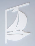 Sailboat Decorative Bracket O2503
