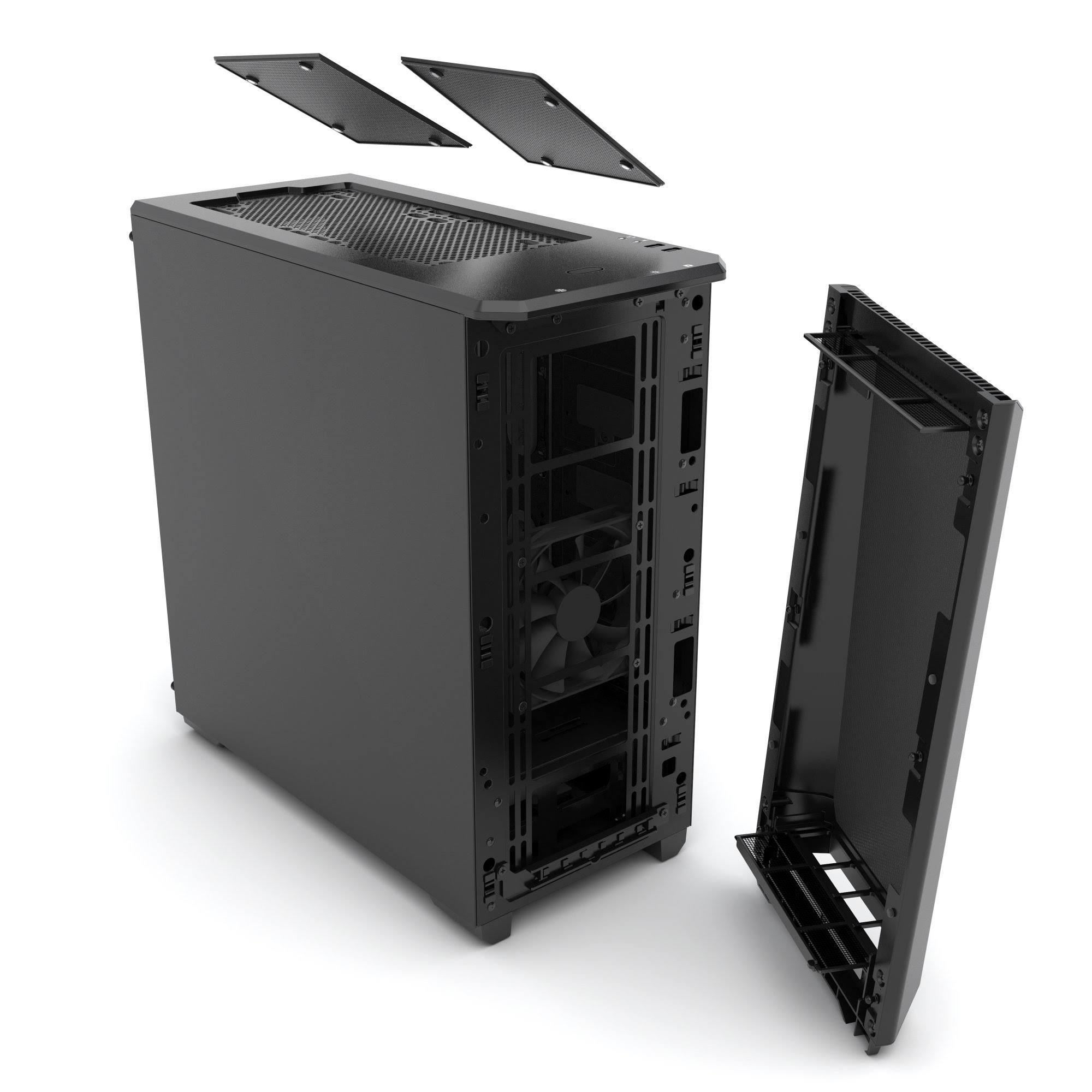 Satin Black Steel ATX Mid Tower Case F5960