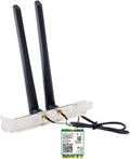 WiFi 6E Desktop Kit, AX210, 2230, 2x2 AX+BT 5.2, Tri-Band, 5dBi Antennas and Brackets Pack of 2 X82317
