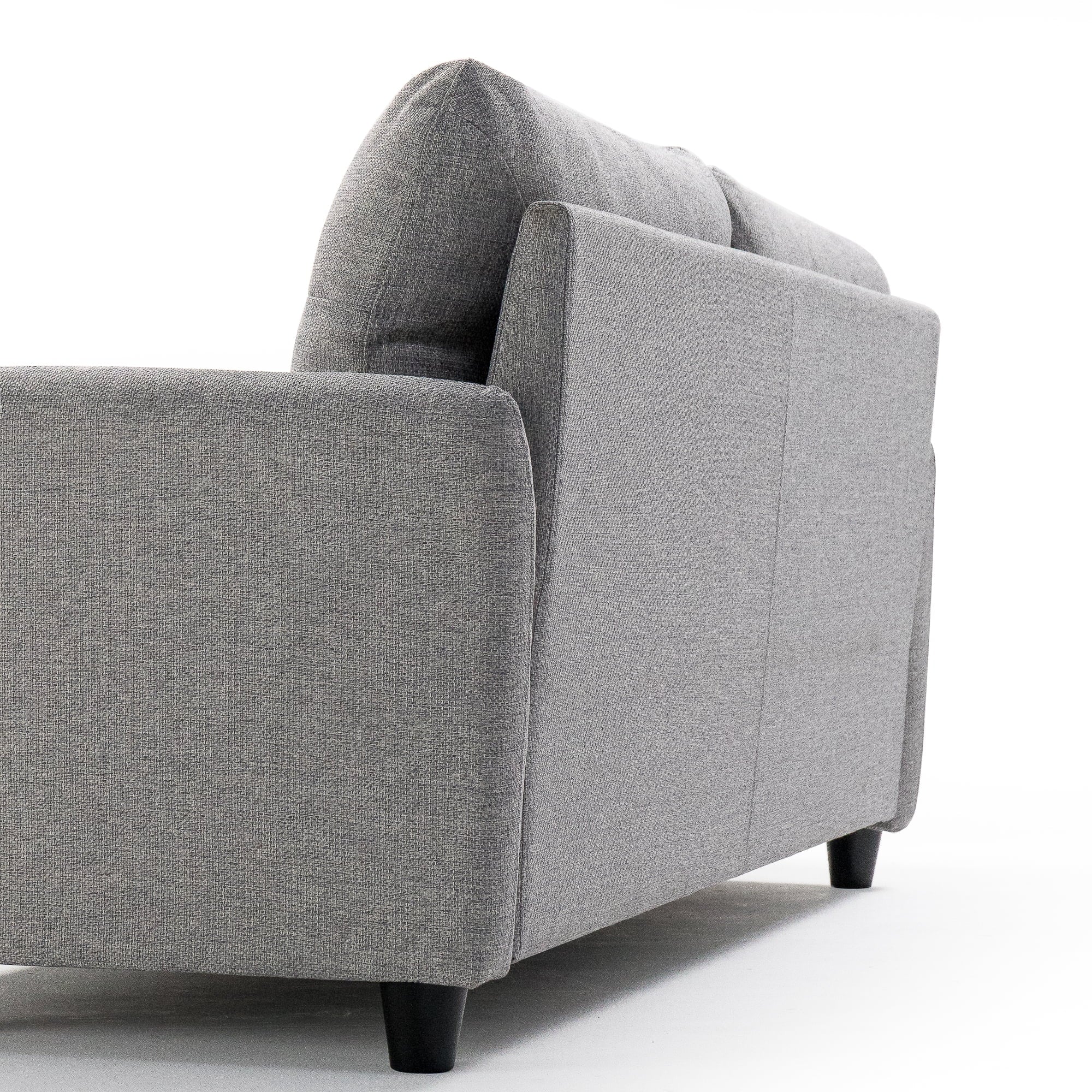Soft Grey 2-Seater Loveseat R1757