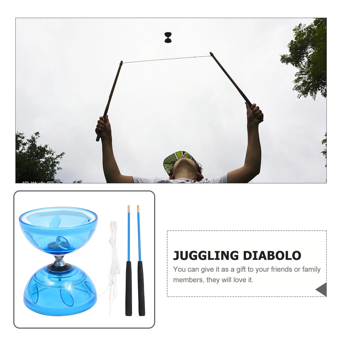 Chinese Yoyo Diabolo Toy Set W1497
