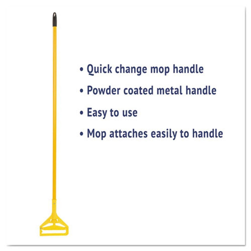 Cotton/Synthetic Wet Mop, White, Medium, 6/Carton N982