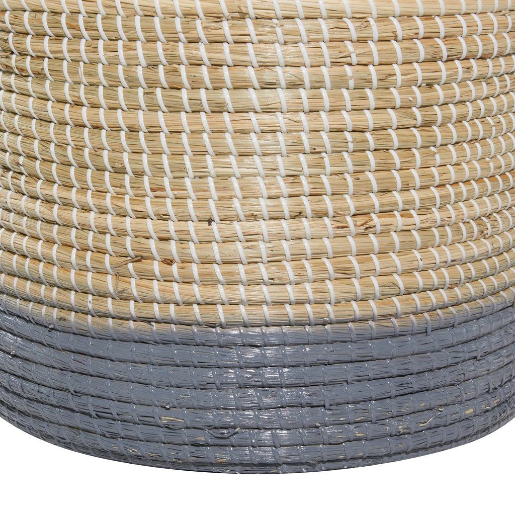 Set of 2 Brown Sea Grass Storage Basket A6617