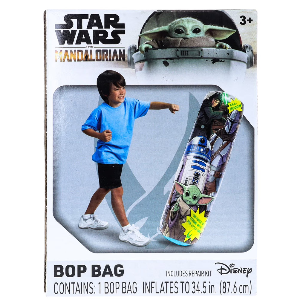 Star Wars The Mandalorian Kids Inflatable Punching Bop Bag Exercise Toy Z46519
