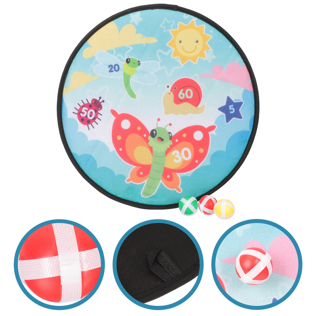 Kids Dart Board with Sticky Balls Toy I6006