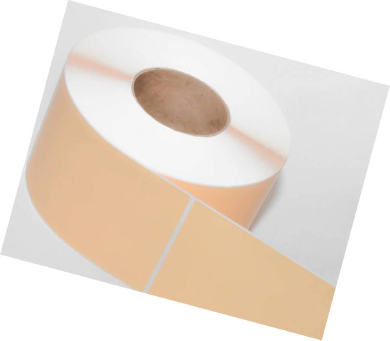 4x22 x 6x22 Pastel Orange Thermal Transfer Labels G18491