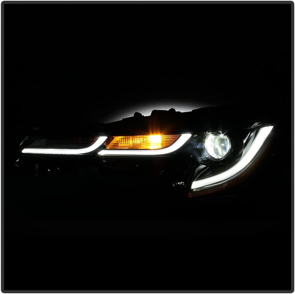 Black LED Projector Headlights Set Left+Right H93837