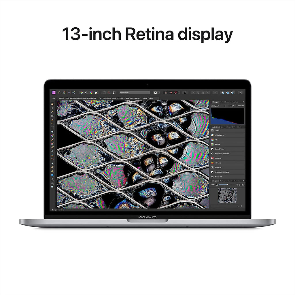 MacBook Pro 13" Laptop with Red Zipper Sleeve, USB-C Extension Cable, and Screen Cleaning Kit T169817