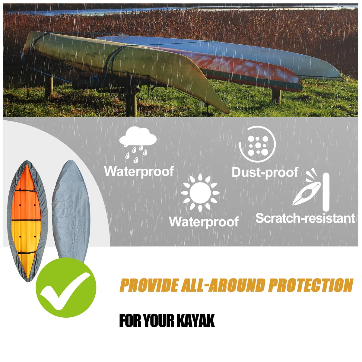 Waterproof Kayak Dust Cover D155358