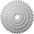24 3/4x22OD x 3 1/4x22ID x 1 7/8x22P Ceiling Medallion (warm Silver) L50585